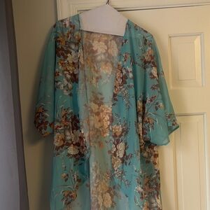 Floral Sheer Kimono